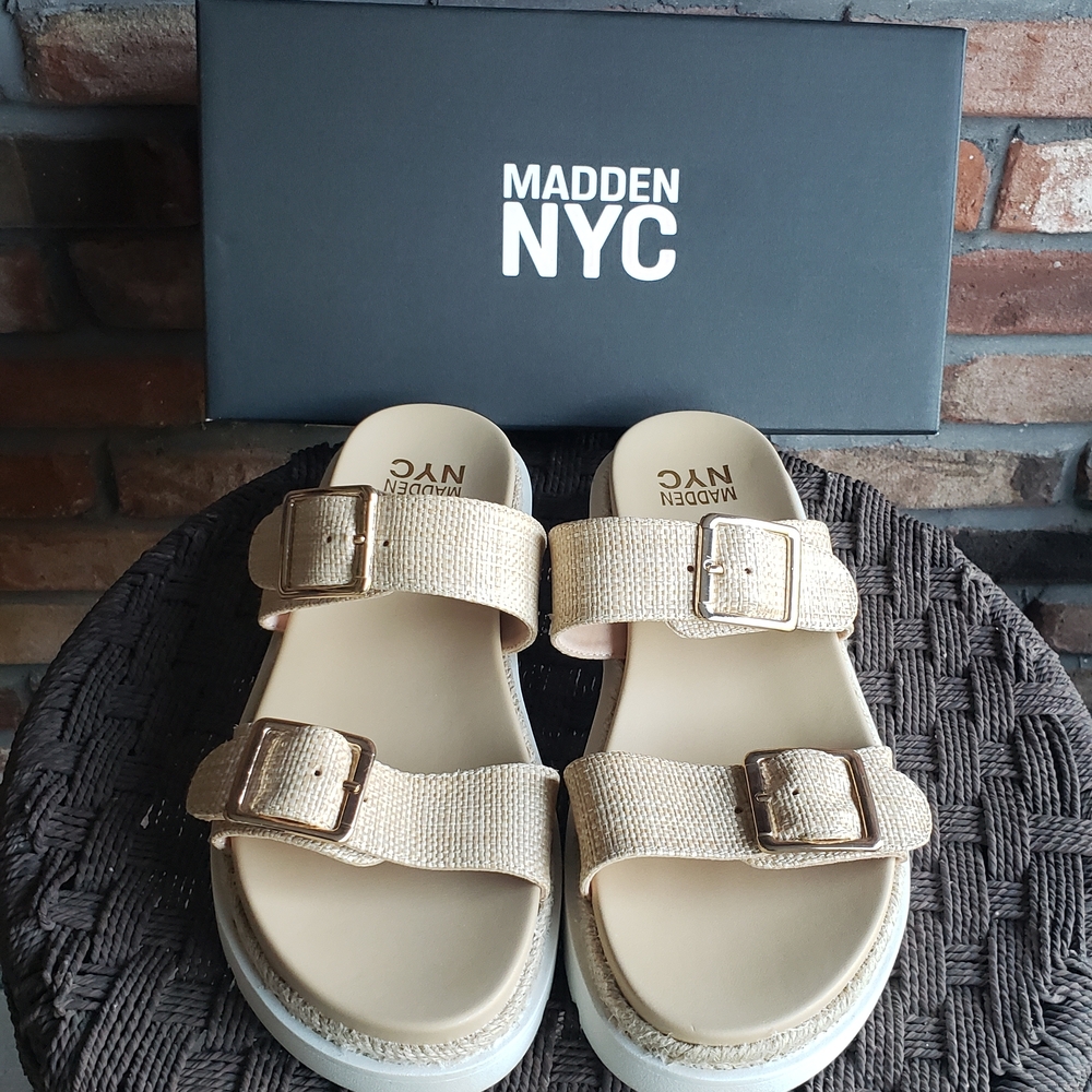 Madden NYC Women's Tan Sandals